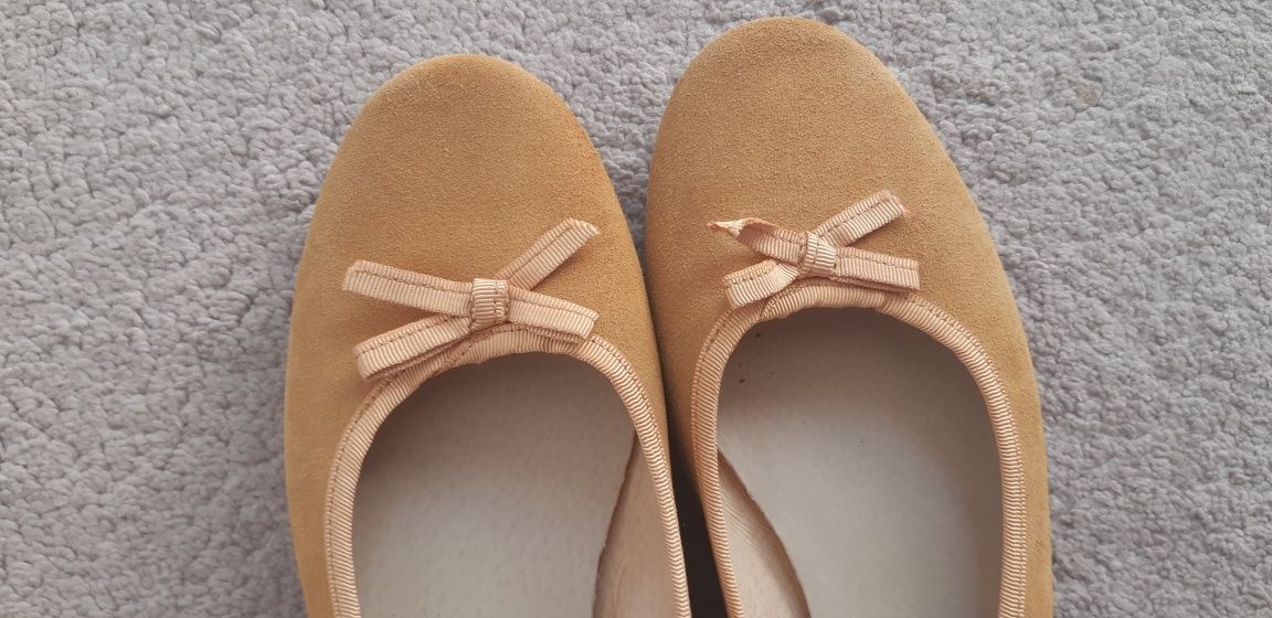 Baleriny nowe skórzane 40 Pocoloco