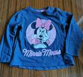 Bluzka dla dziewczynki z długim rękawem Myszka Miki Minnie Mouse