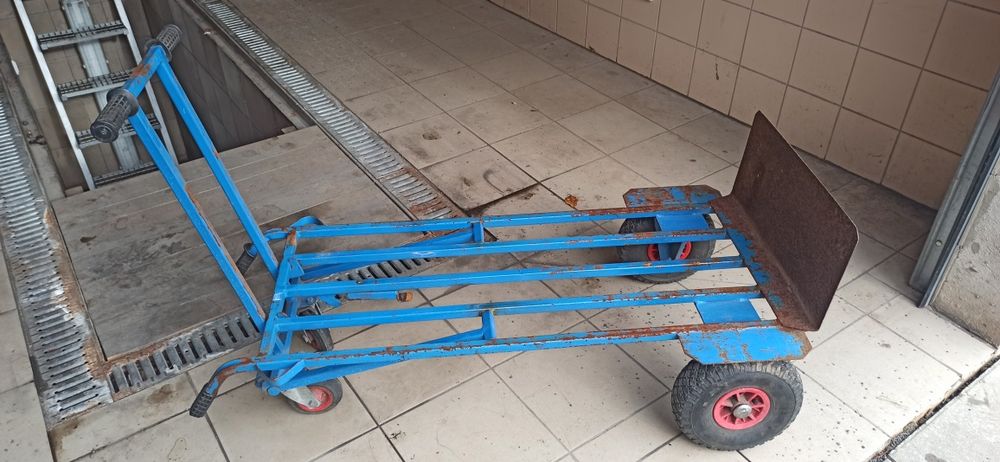 Wózek dwukołowy taczkowy z platformą 2 in 1