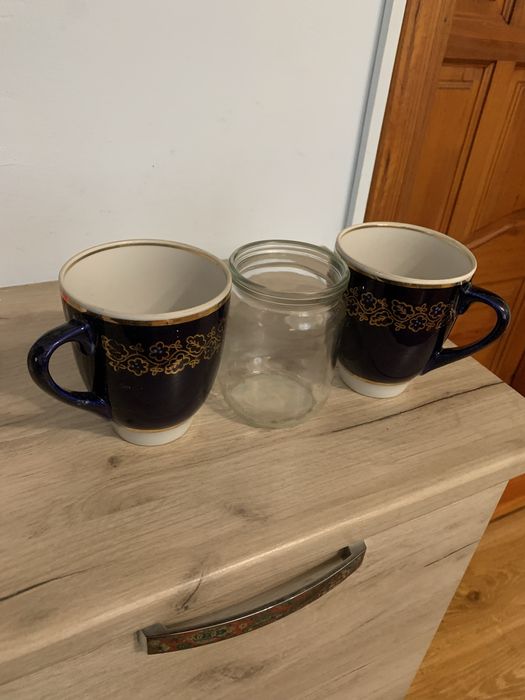 Чашки кобальт. Продаються вінтажні сині чашки із золотим декором