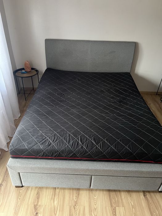 Łóżko sypialniane z szufladami, 160x200