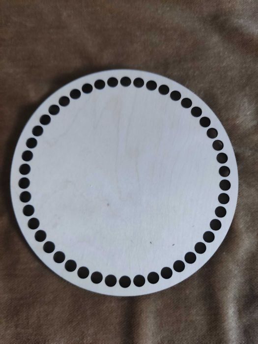 Baza dno koszyka spód koło 25cm makrama