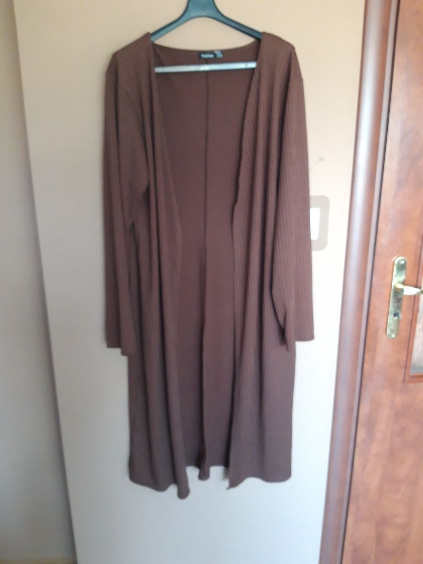 Dłuższa narzutka, płaszcz sweterkowy, kardigan rozmiar 48/50/52  5XL