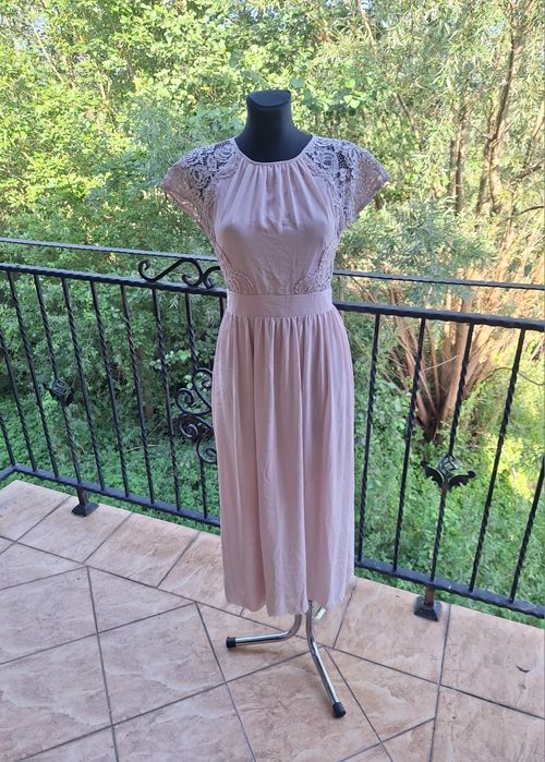 Sukienka długa imprezowa koktajlowa elegancka marka TFNC London S