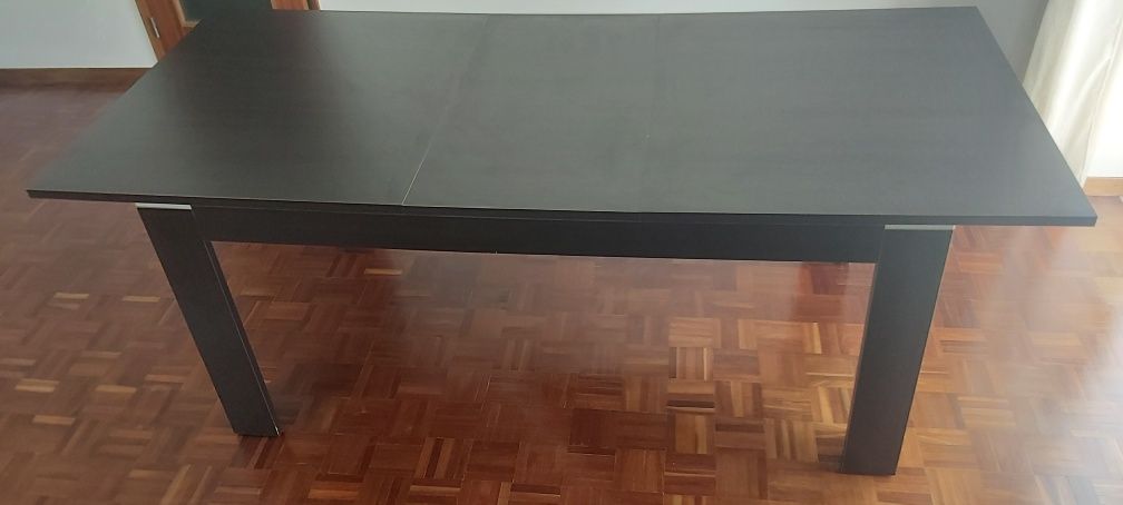 Mesa extensivel melamina cor wenge