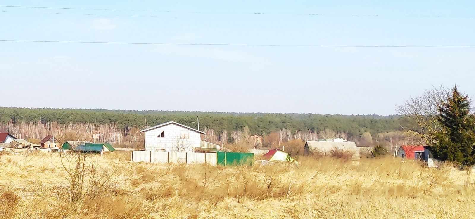 Забір'я ділянка 15 соток під забудову, великий фасад
