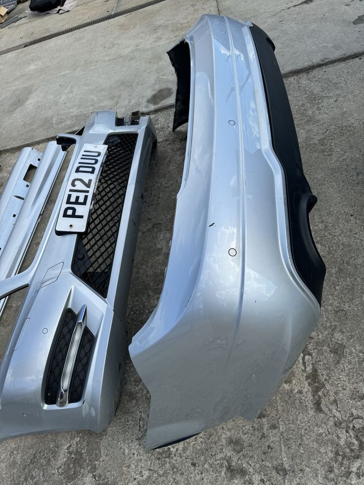 Бампера і пороги Mercedes W204 C-klass AMG рестайл