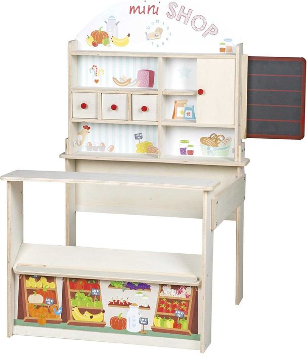 roba Drewniany sklep dla dzieci + lada 89x74,5 x114,5cm