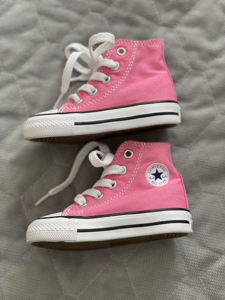 Converse chuck taylor wysokie różowe jak nowe trampki 20 21 22) 7J234C