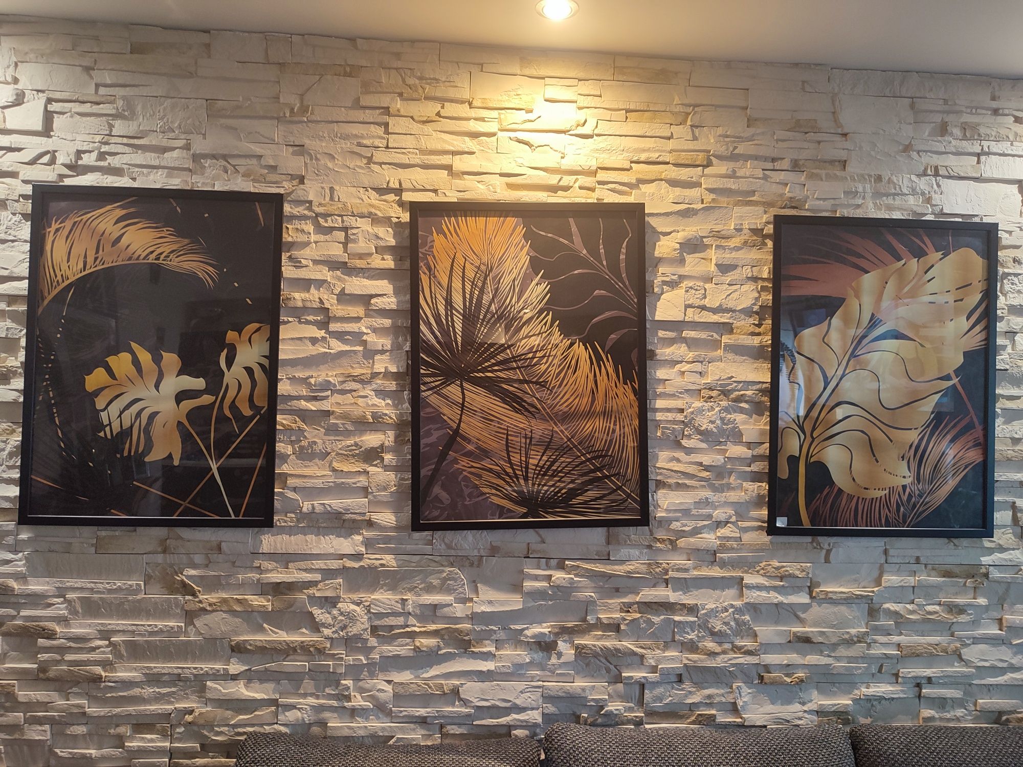 3 obrazy, płótna BEZ RAM 50x70