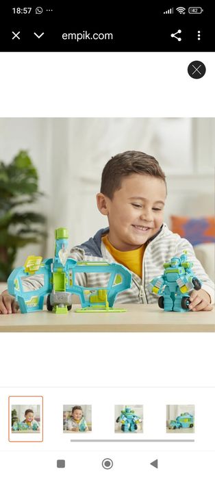 Transformers Centrum Dowodzenia auto/robót z przyczepą