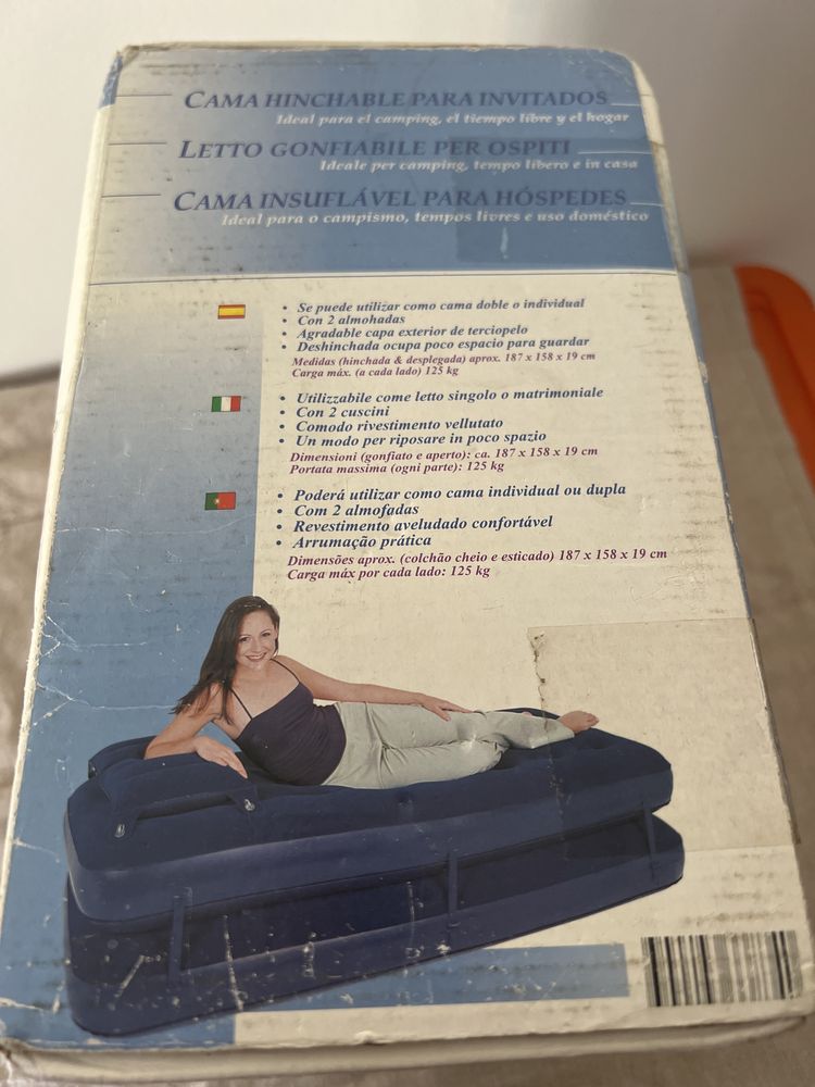 Colchão  insuflável duplo