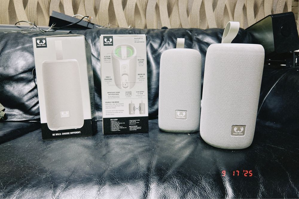 Потужна Bluetooth колонка Fresh 'n Rebel 24W, 20 год роботи, LED підсв