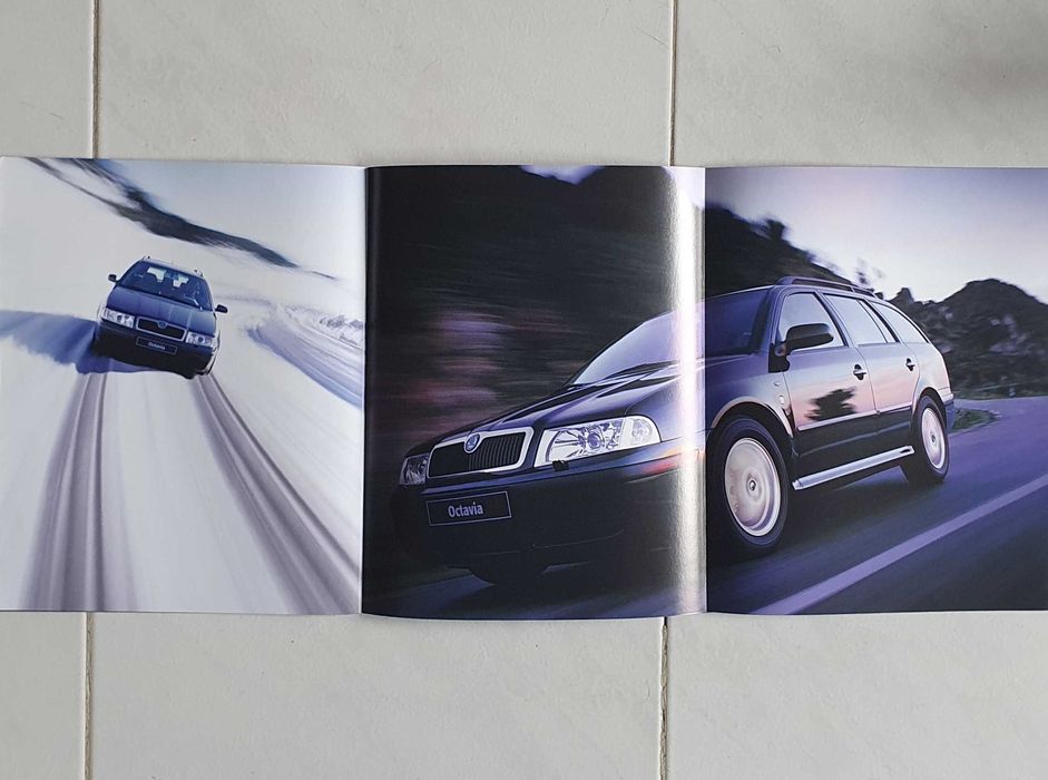 Catálogo automóvel Skoda Octavia - Ano 2000 - Portugal