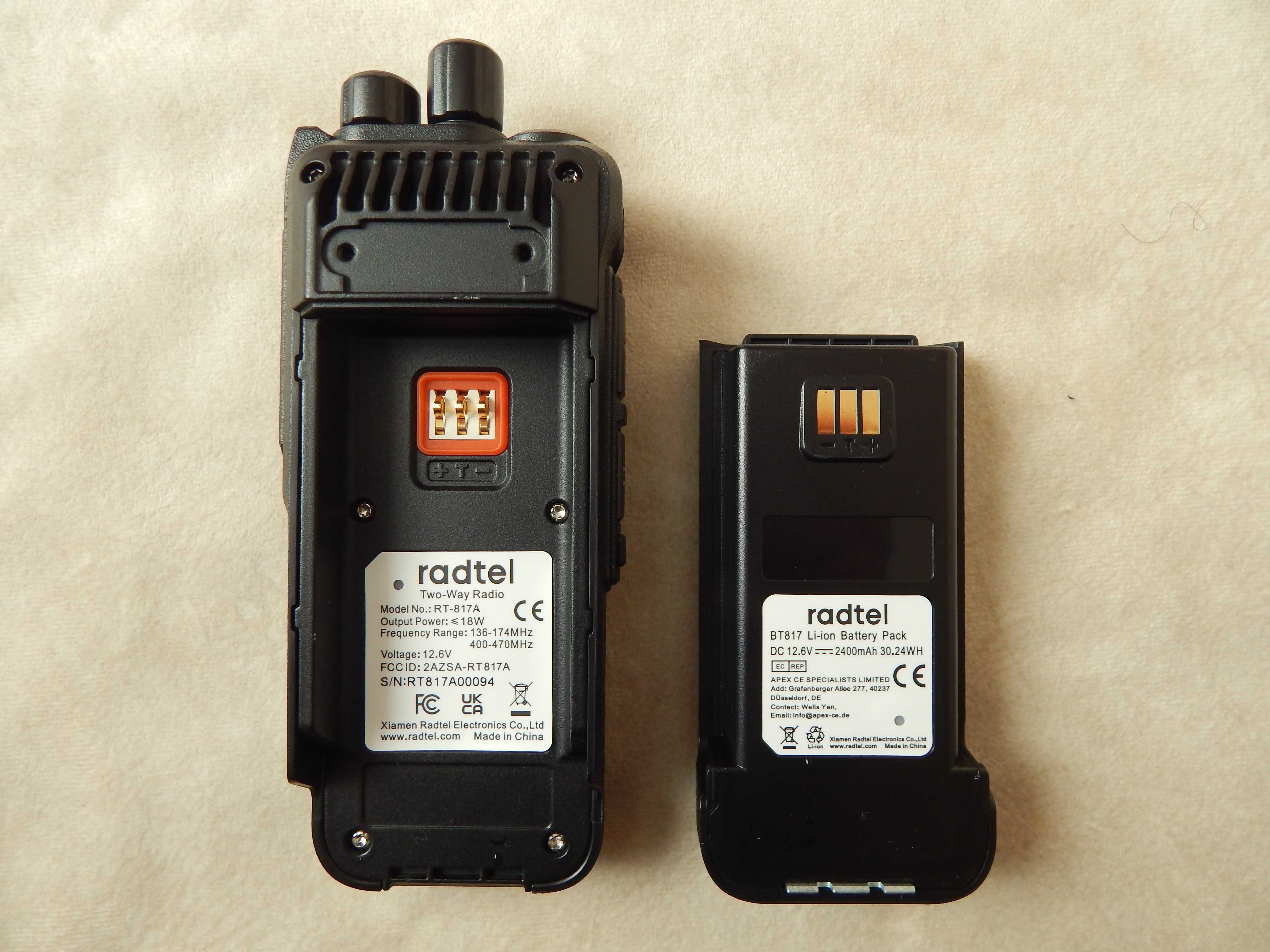 Рация Radtel RT-817А  18w