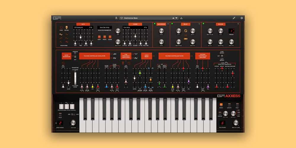 Sintetizador GForce Axxess (VST Plugin)