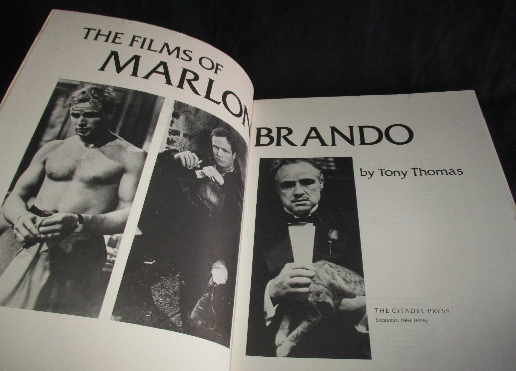 Livro The Films of Marlon Brando Tony Thomas