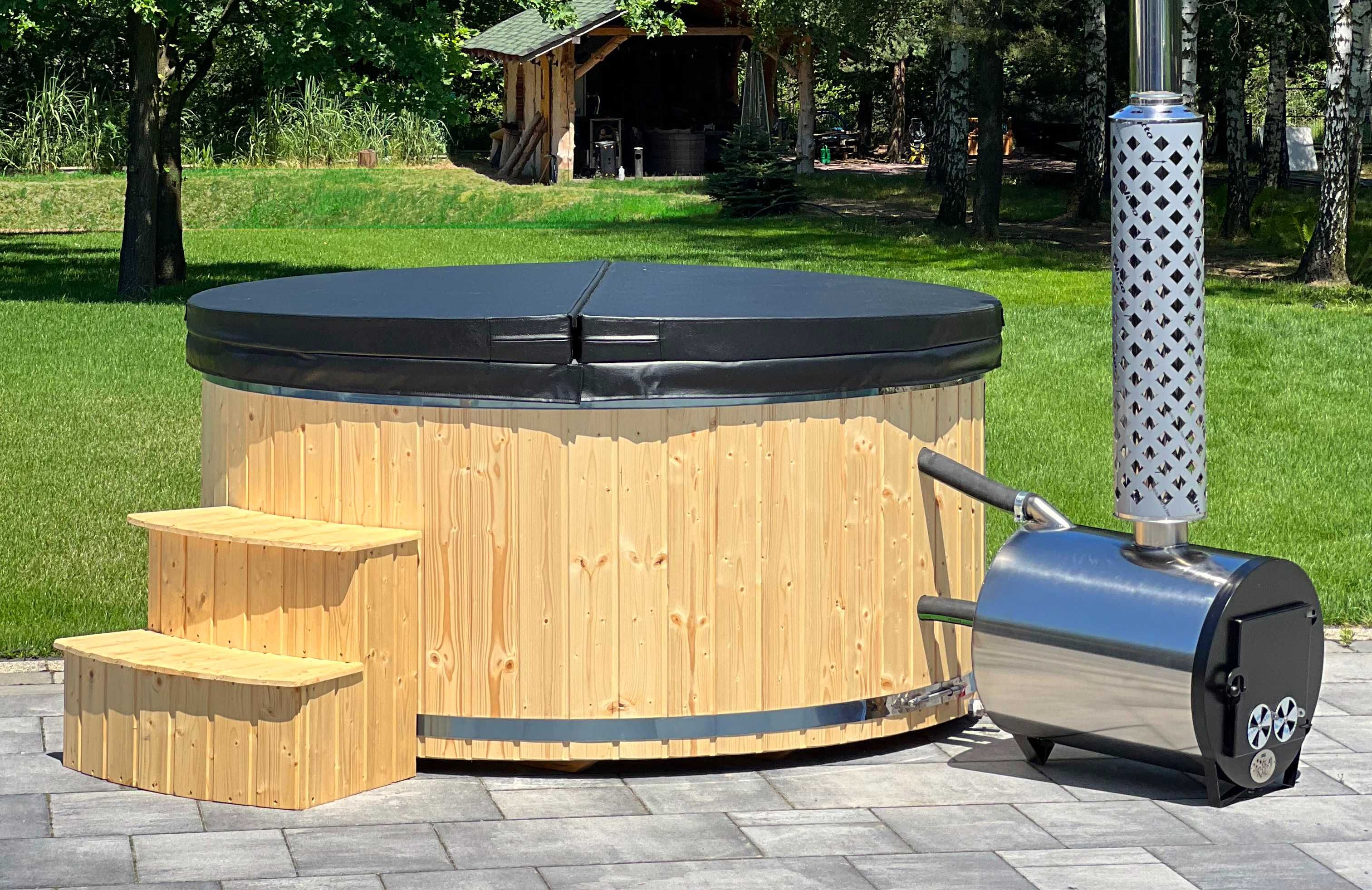 Balia ogrodowa  wanna  Bania Hot Tub Gorąca Beczka