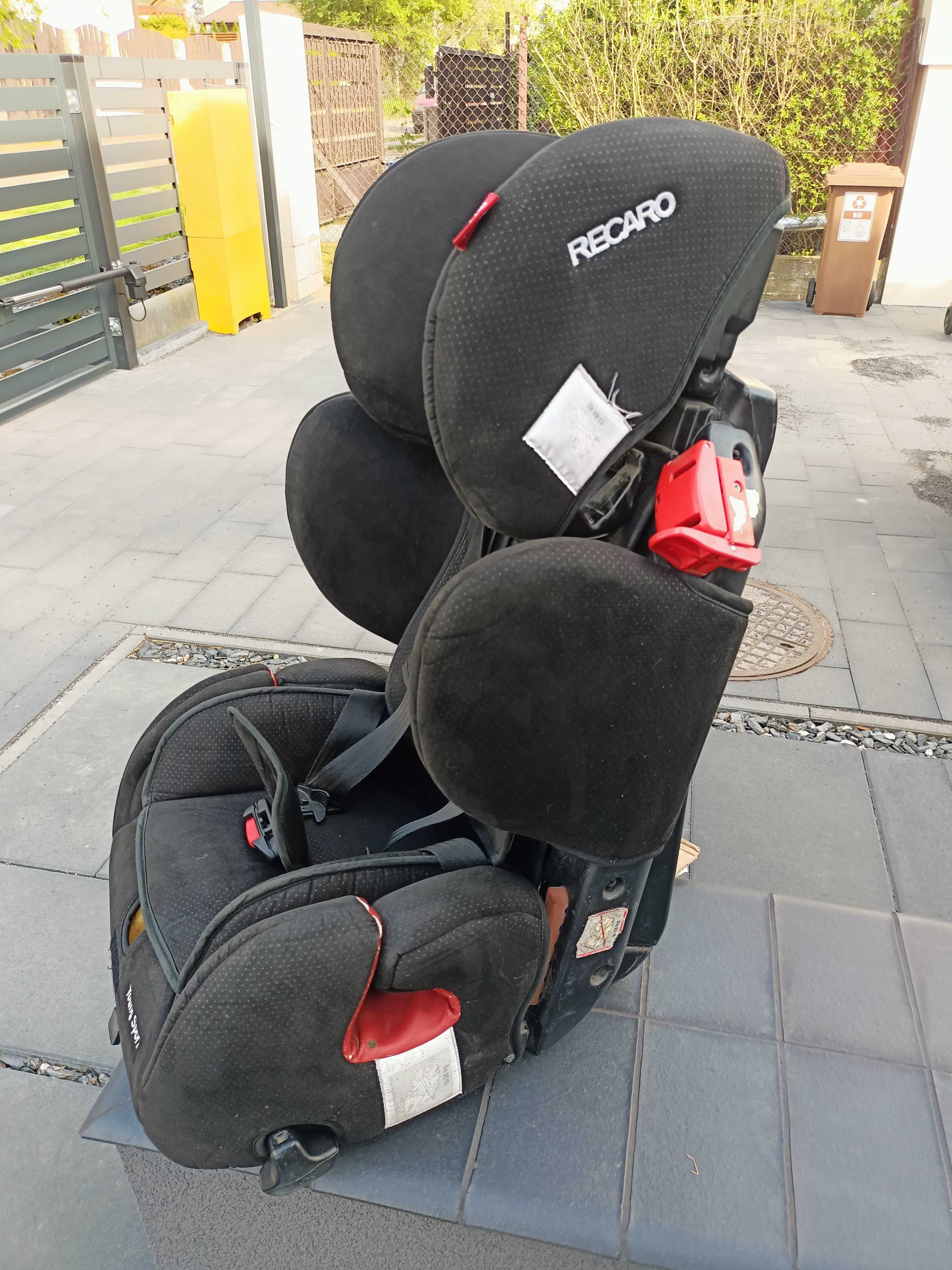 Fotelik recaro 9-19kg bez ISOFIX