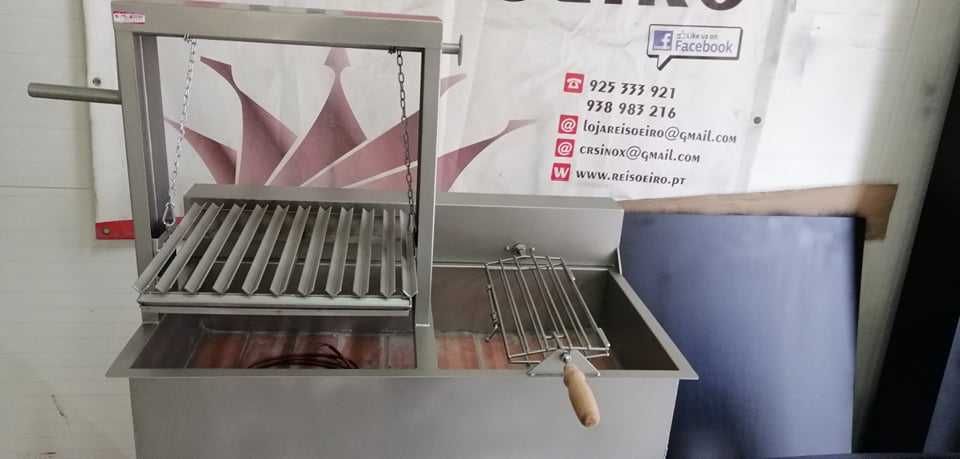 CHURRASQUEIRA INOX - MODELO PARRILLA (100x650x800mm) - Valor c/ IVA