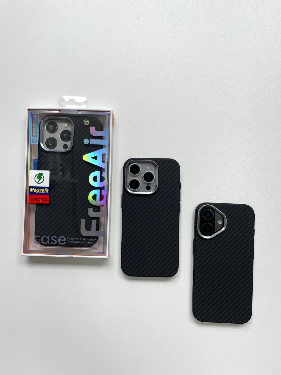 Чохол карбон карбоновий iPhone Pro Max чехол айфон про макс 15 / 16