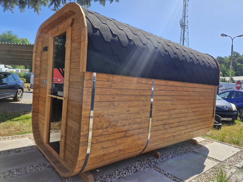 Sauna ogrodowa Cube 3,6 dostępna od ręki!