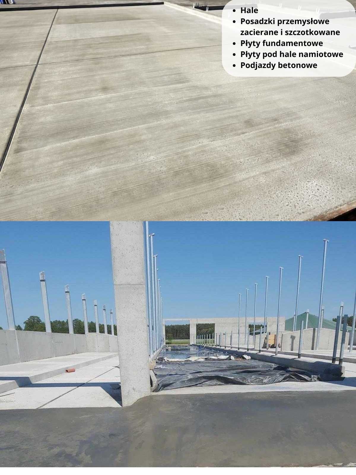 Silosy na kiszonkę, posadzki zacierane, zbiorniki monolityczne