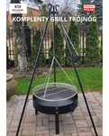 Grill Trójnóg PROMOCJA, wys 196cm, rzemieślnicza produkcje, PRODUCENT
