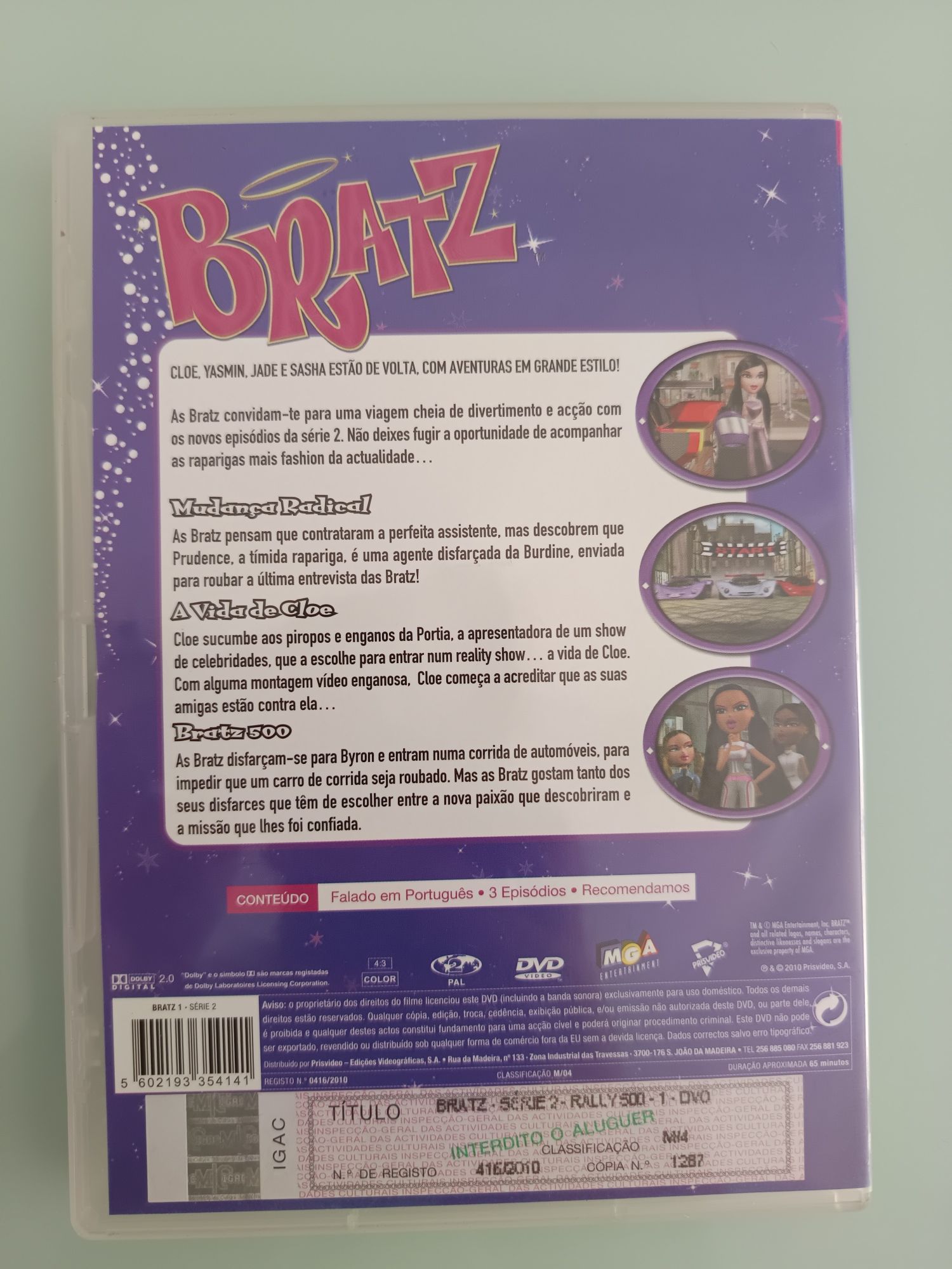 DVD bratz rali 500