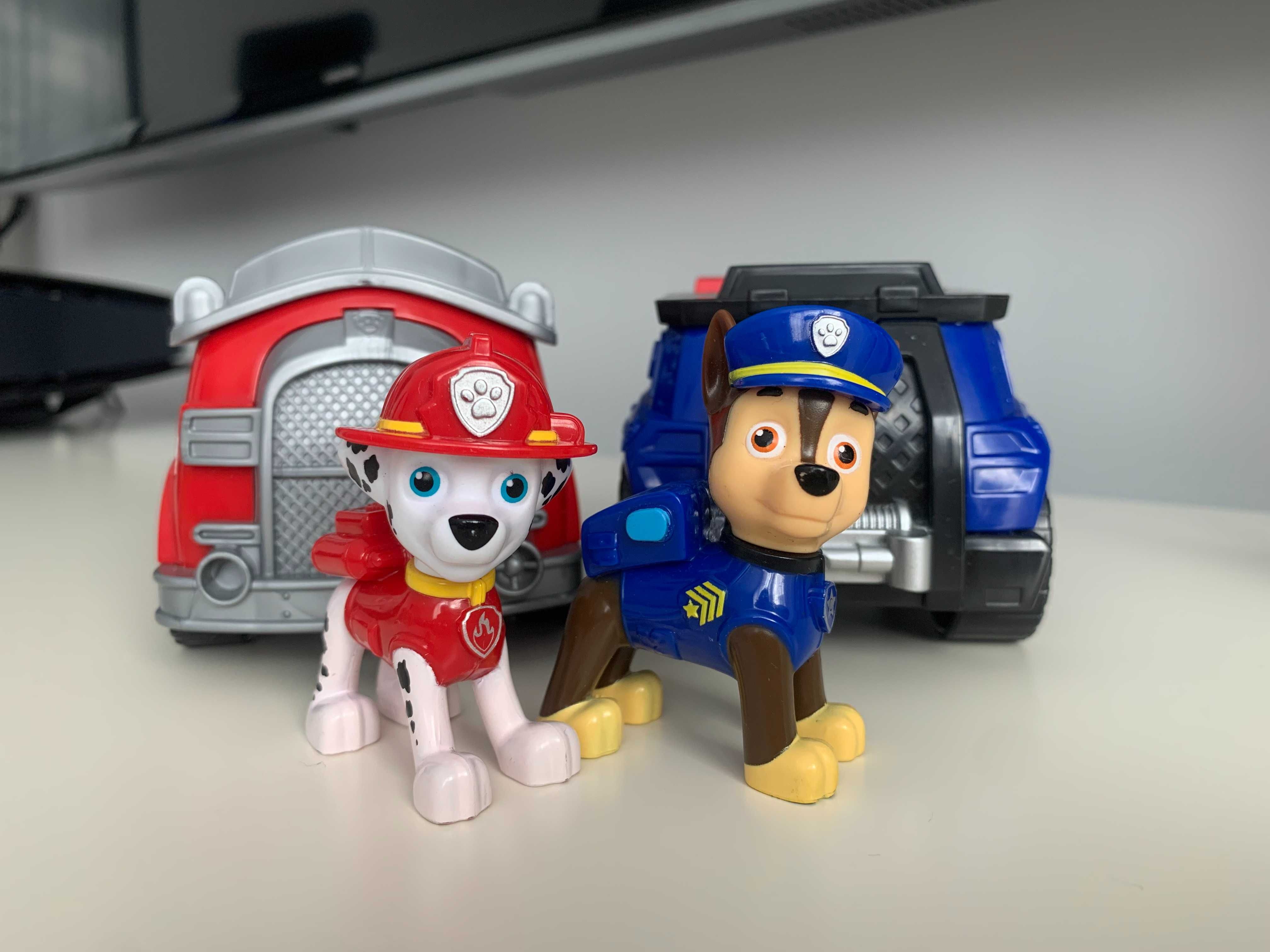 Pojazdy Psi Patrol z figurkami + gratis