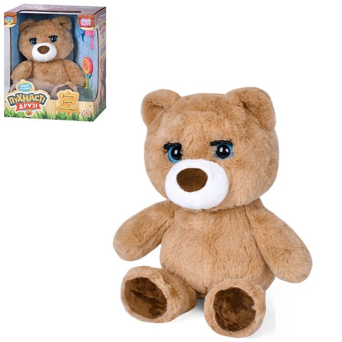 Інтерактивна м'яка іграшка Limo toy ведмедик Брауні