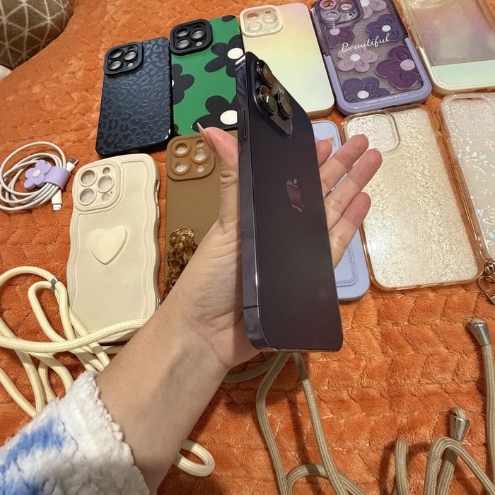 iPhone 14 Pro Max - 128GB - Roxo (Na garantia ainda)