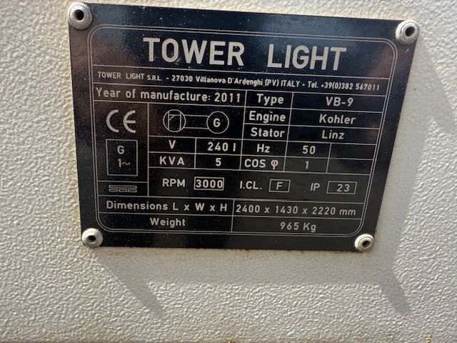 Generac Lighting Tower  Maszt oświetleniowy z agregatem