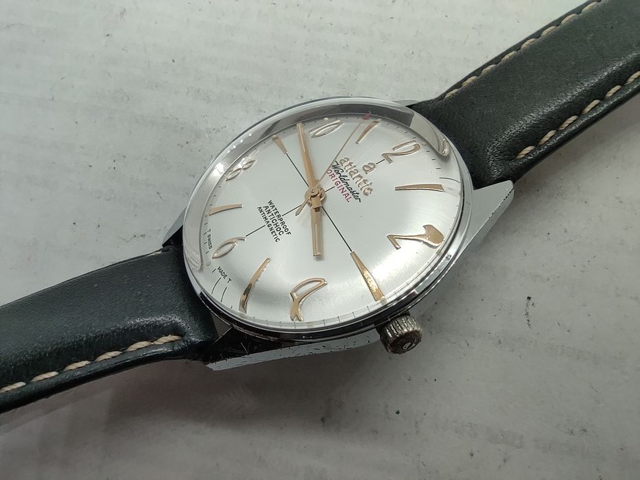 Zegarek Atlantic Worldmaster vintage sprawny