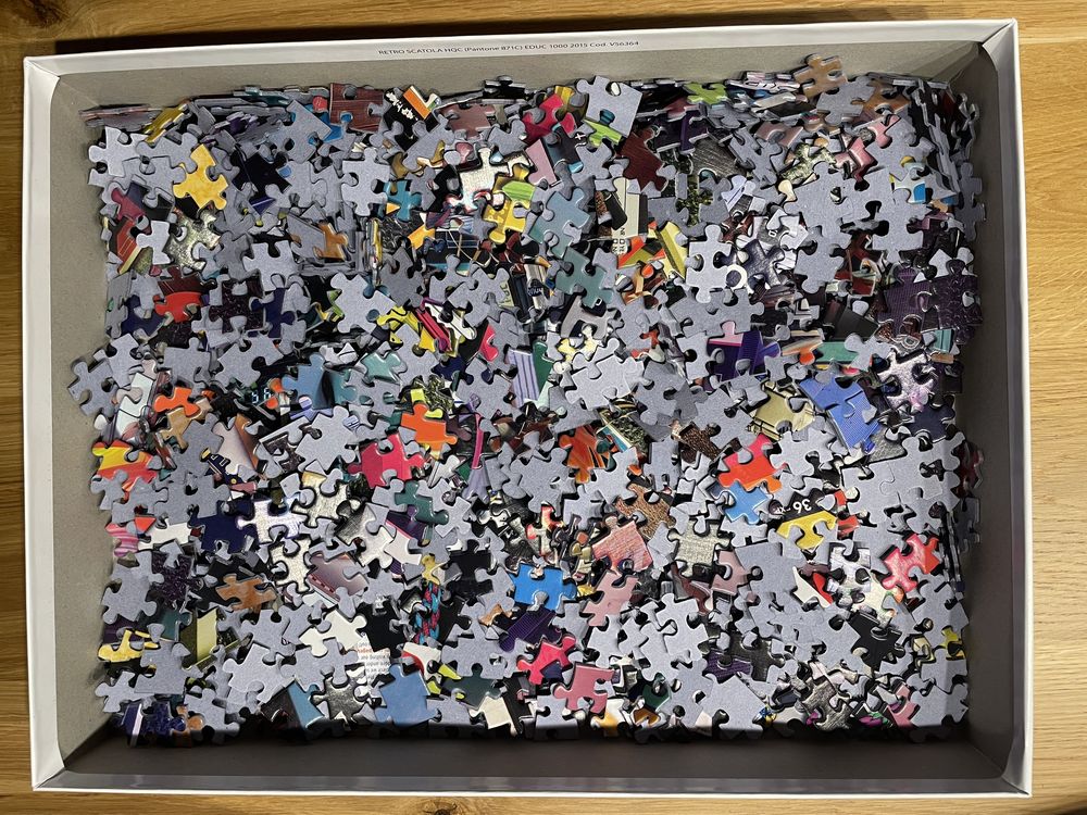 Clementoni puzzle 1000 elementów lata 80-te