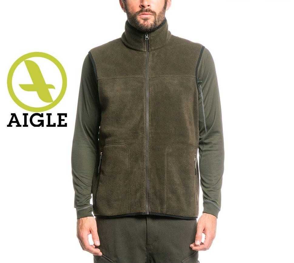 Męska lekka KAMIZELKA polarowa AIGLE SARDANY DET OT213 bezrękawnik 2XL