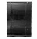 Żaluzje aluminiowe 2 sztuki rolety czarne 75x130 cm
