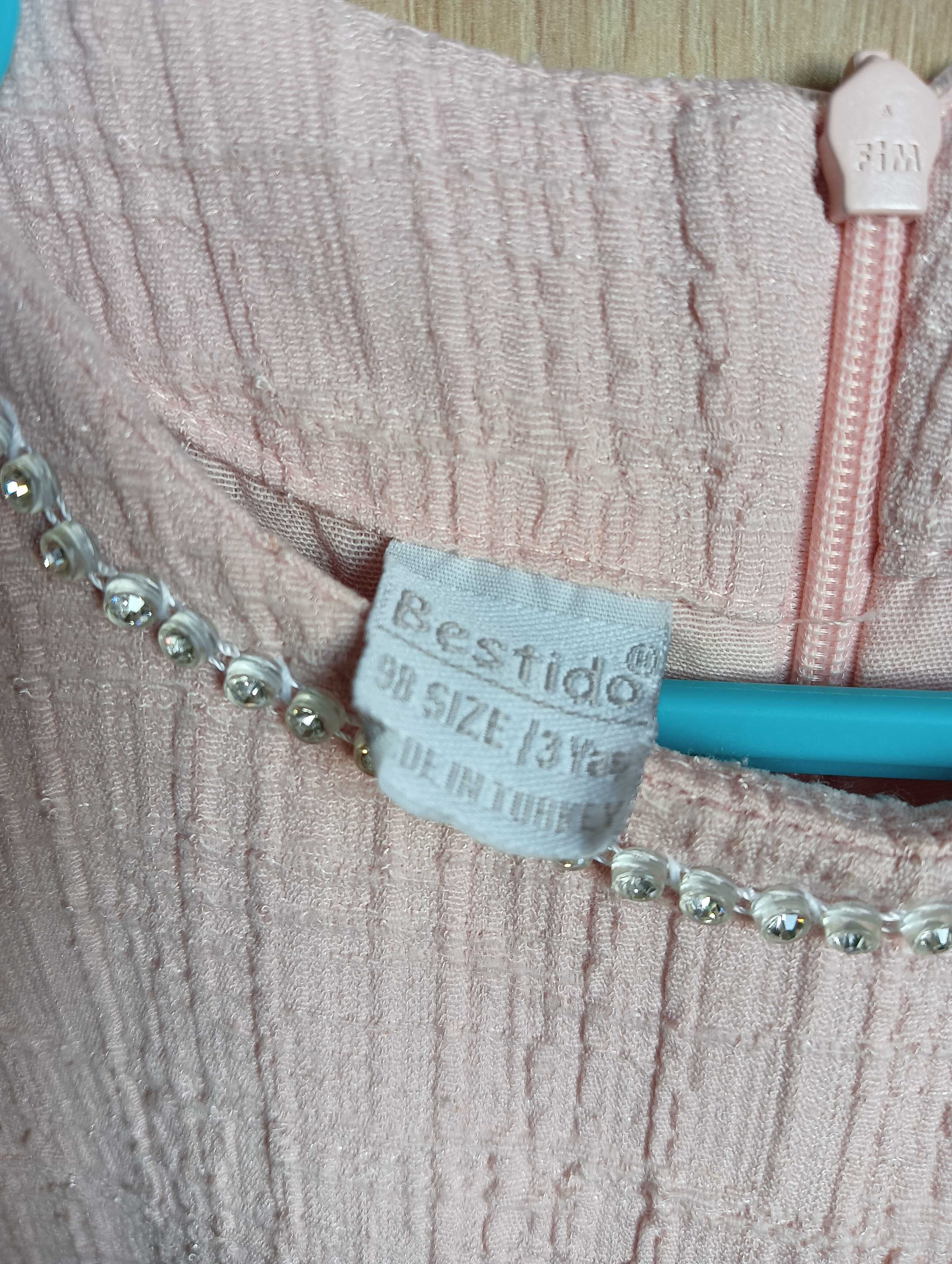 Elegancka sukienka dla dziewczynki r. 98