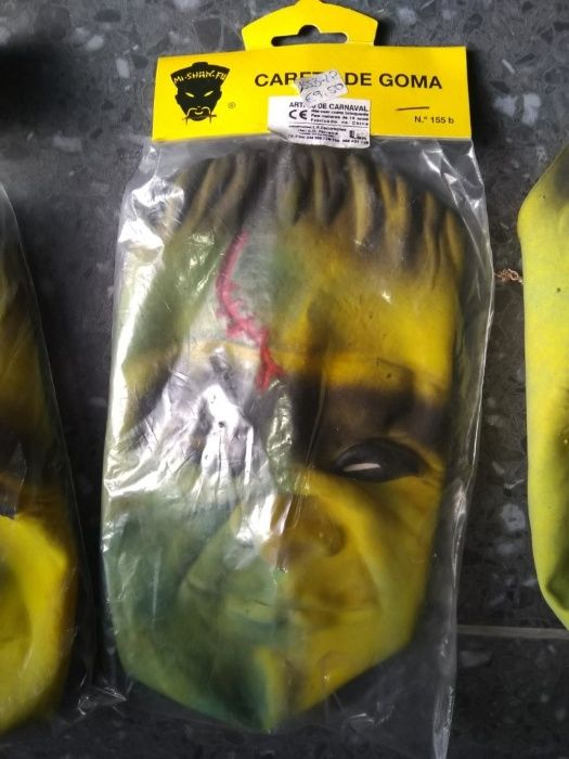 Máscara Frankenstein em Silicone – Carnaval e Halloween