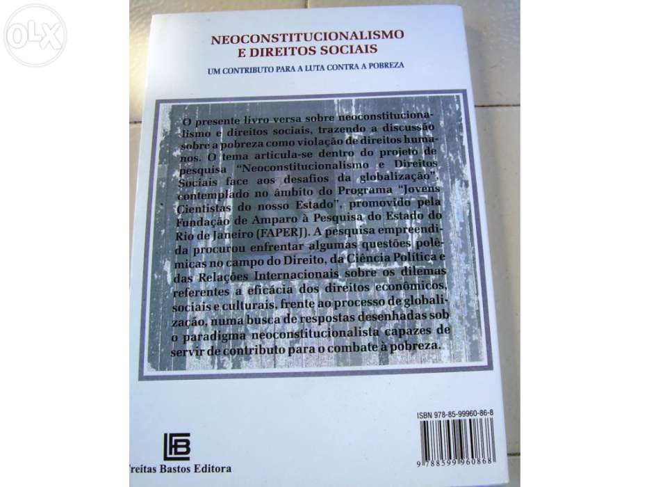 Neoconstitucionalismo e Direitos Sociais/ Luta contra a Pobreza