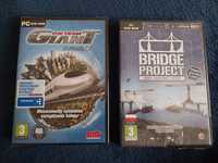 Dwie gry na PC The train Giant I Bridge project