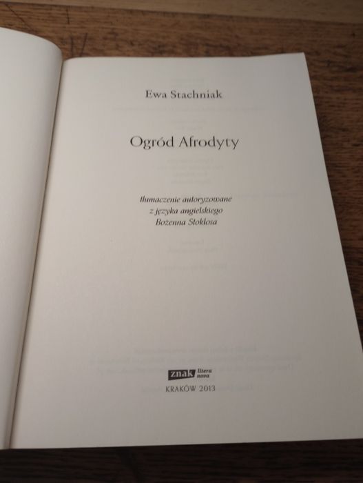 Ogród Afrodyty. Ewa Stachniak
