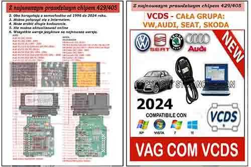 Laptop WARSZTATOWY z głowicami- DELPHI, VCDS, INPA, OBD2 + oprogramowa