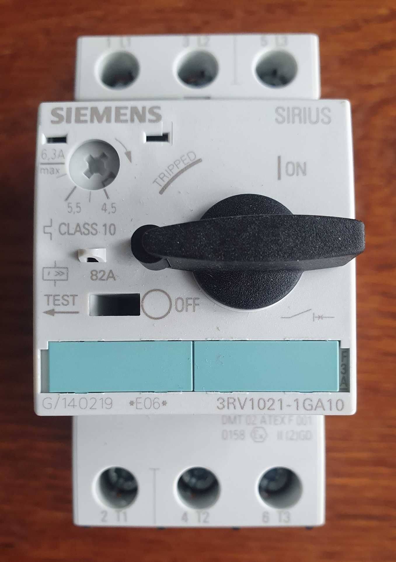 Włącznik , wyłącznik silnikowy Siemens - 3RV1021-1GA10