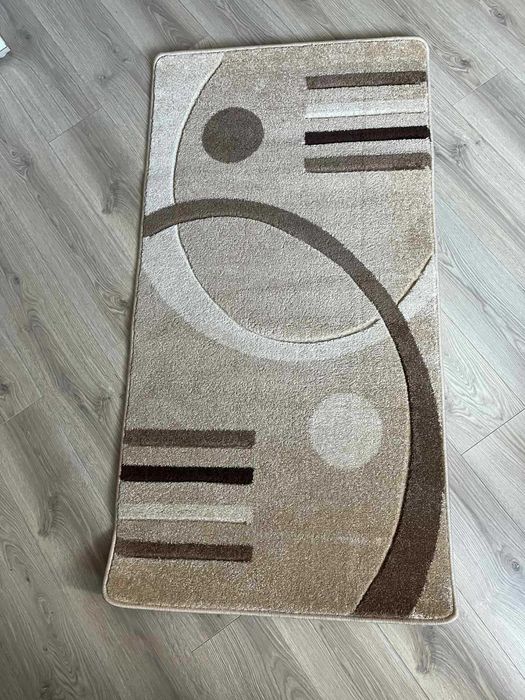 Dywan 200x300 i dywanik 80x150 beż