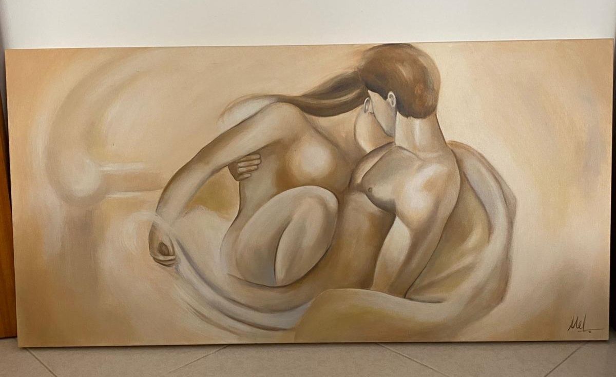 Quadro - Tela  com casal