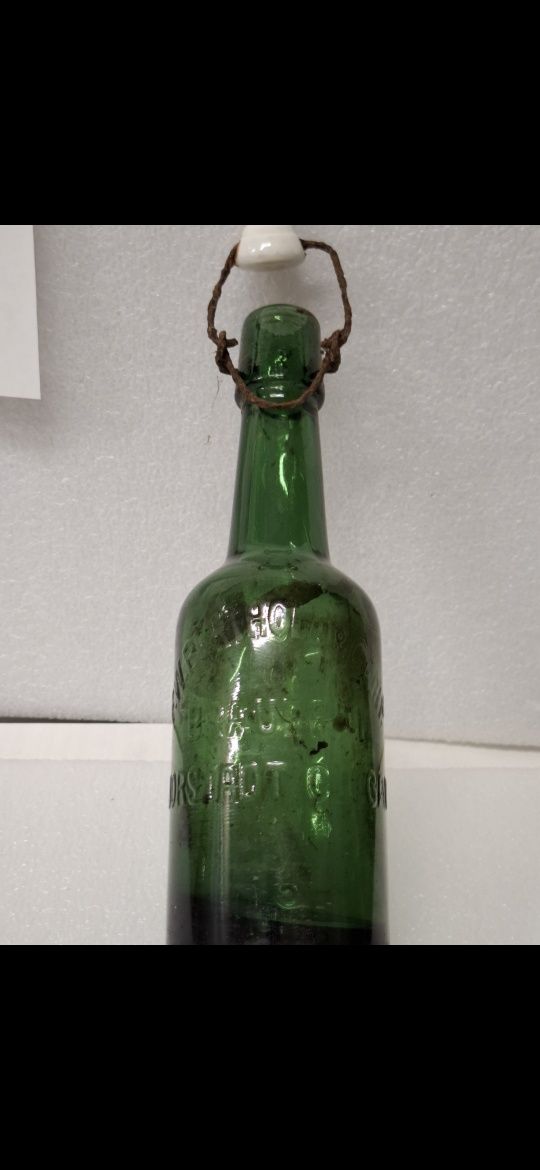 Glogau Głogów butelka z porcelanką llw.ś