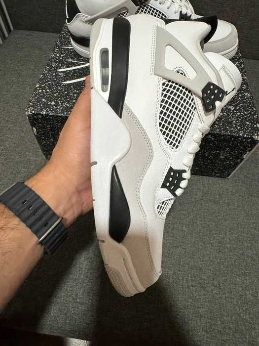 "Buty Trampki" NikeAir_Jordan_4_Retro_Military_Black R.39