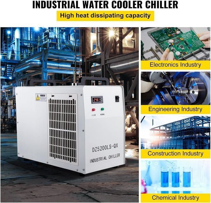 Vevor Przemysłowy agregat CW-5200DG do rury CO2 o mocy 130/150 W