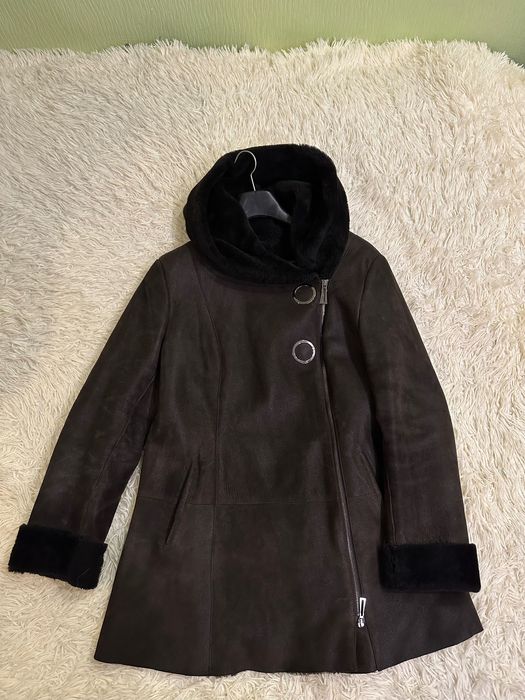 Жіноча дублянка з натурального хутра